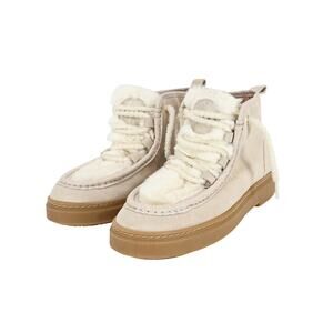 NWOB Cole Haan All-Day Summit Chukka Angora Fur Lace-Up Ankle Bootie Size 6